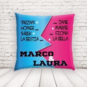 CUSCINO QUADRATO LIST NAME