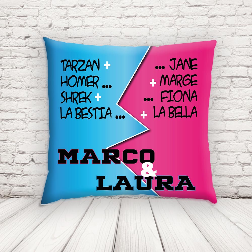 CUSCINO QUADRATO LIST NAME