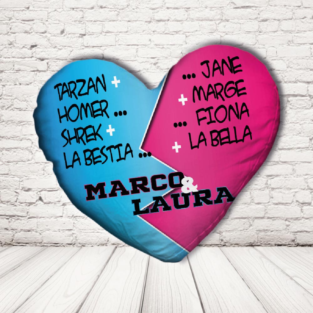 CUSCINO CUORE LIST NAME