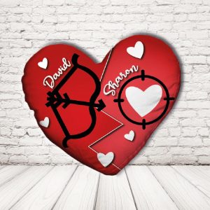 CUSCINO CUORE HO FATTO CENTRO