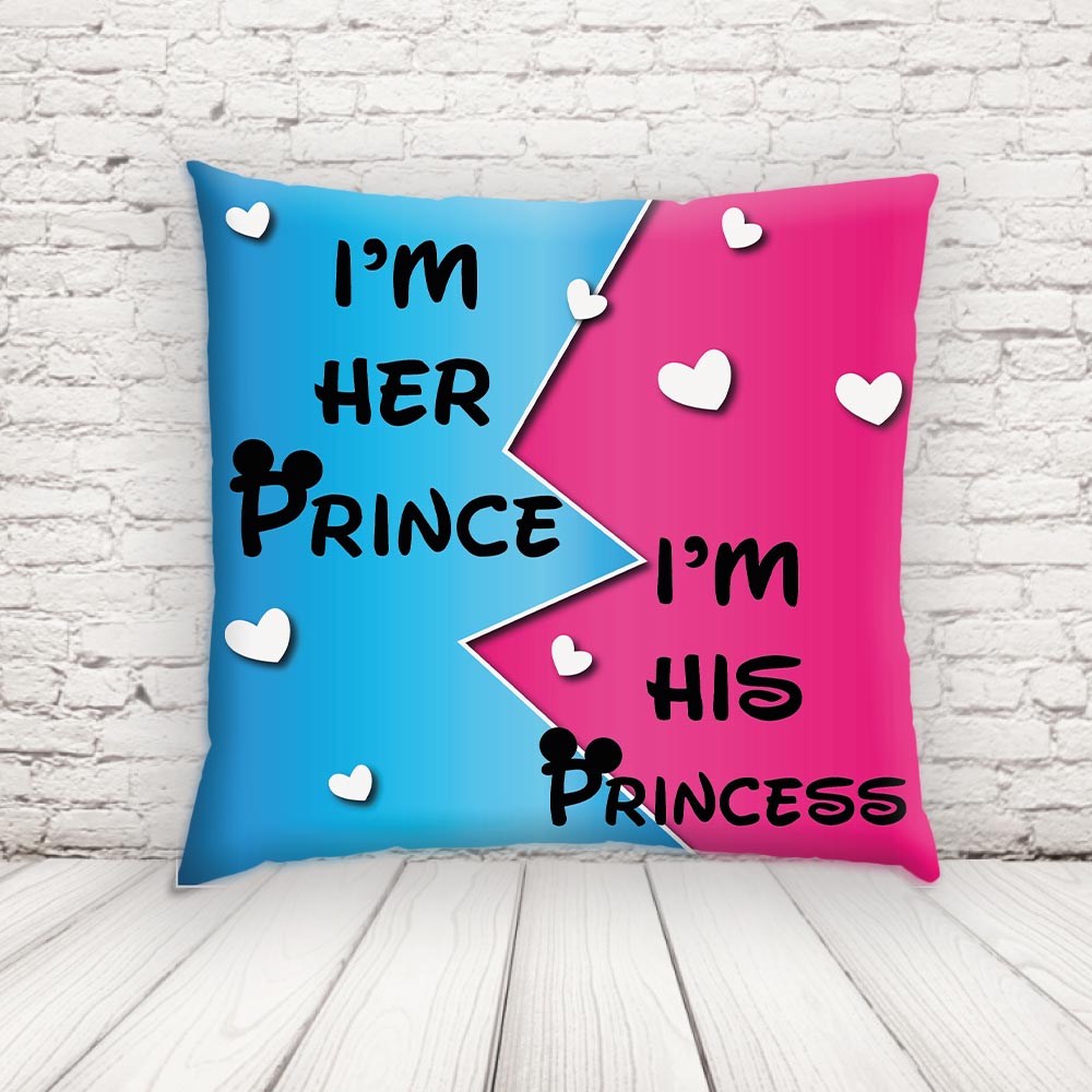 PRINCE AND PRINCESS CUSCINO QUADRATO