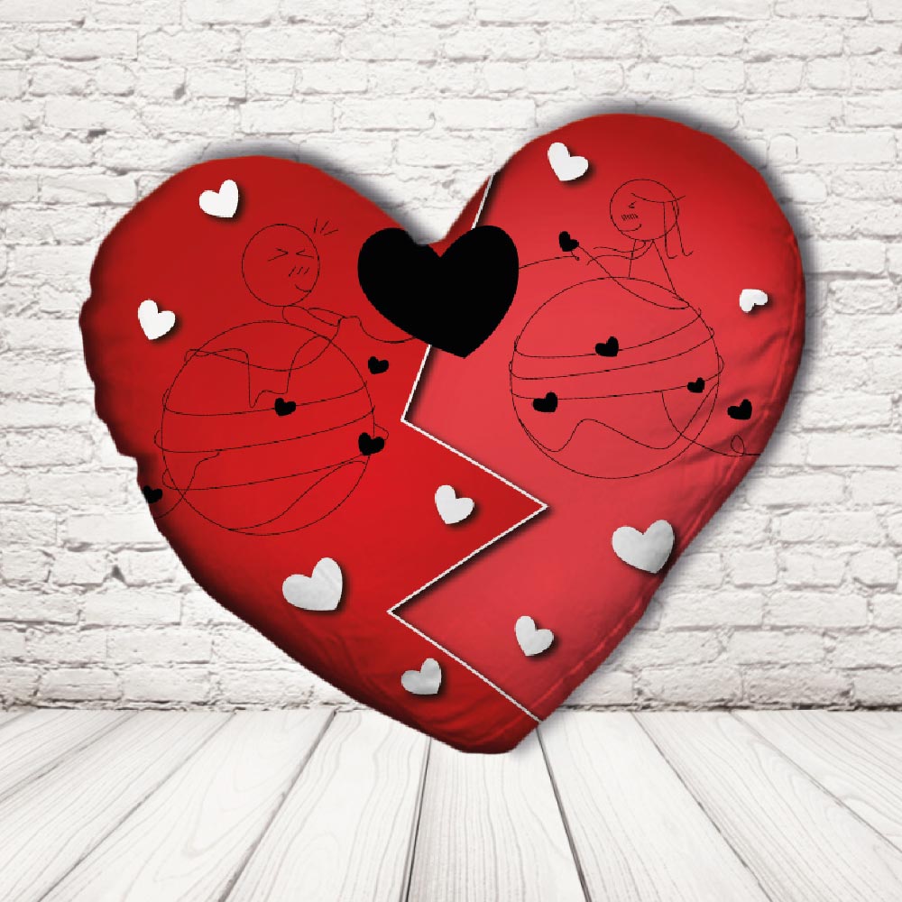 LOVE GOMITOLO CUSCINO CUORE