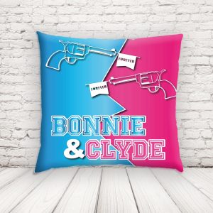 CUSCINO QUADRATO BONNIE E CLYDE