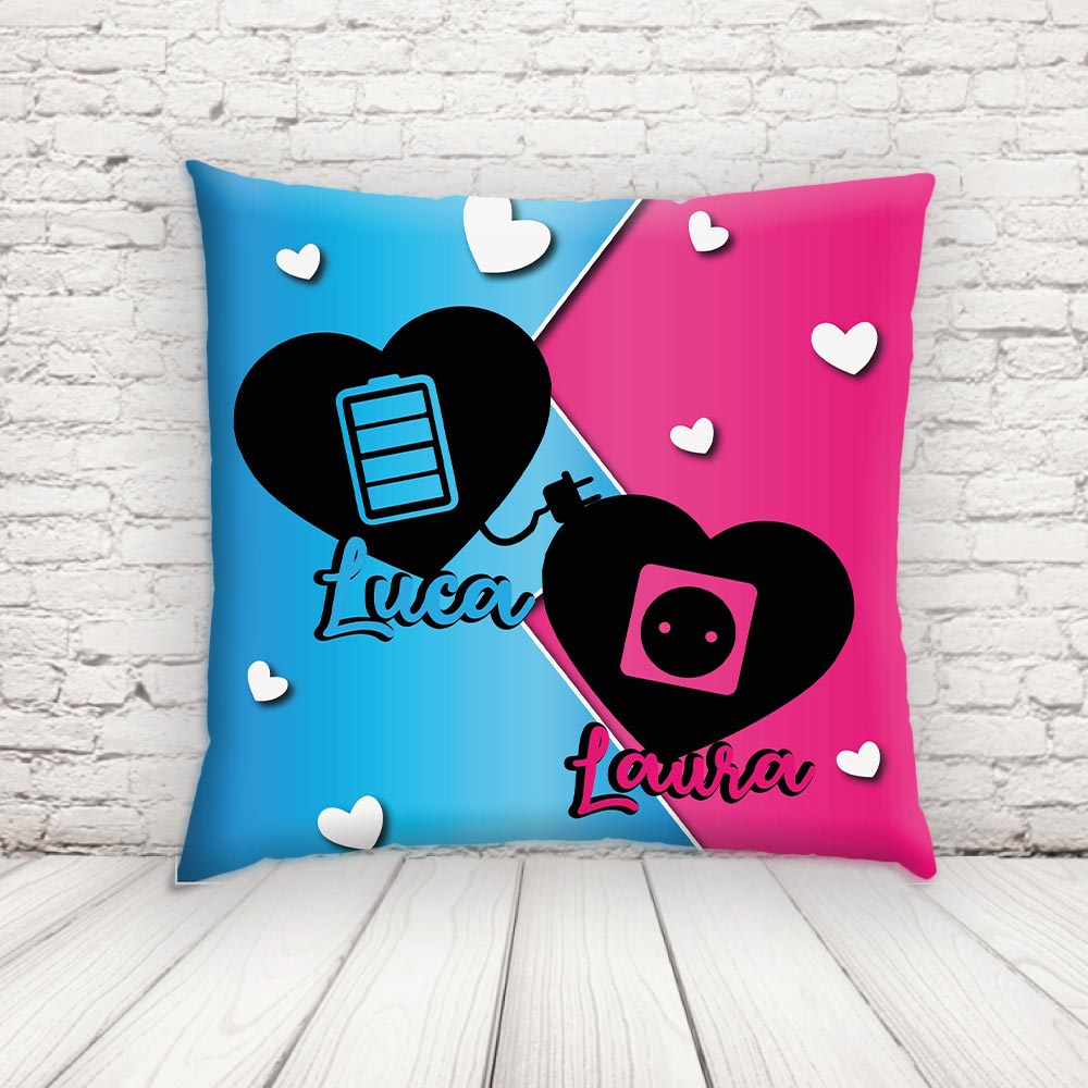 CUSCINO QUADRATO AMORE RICARICA