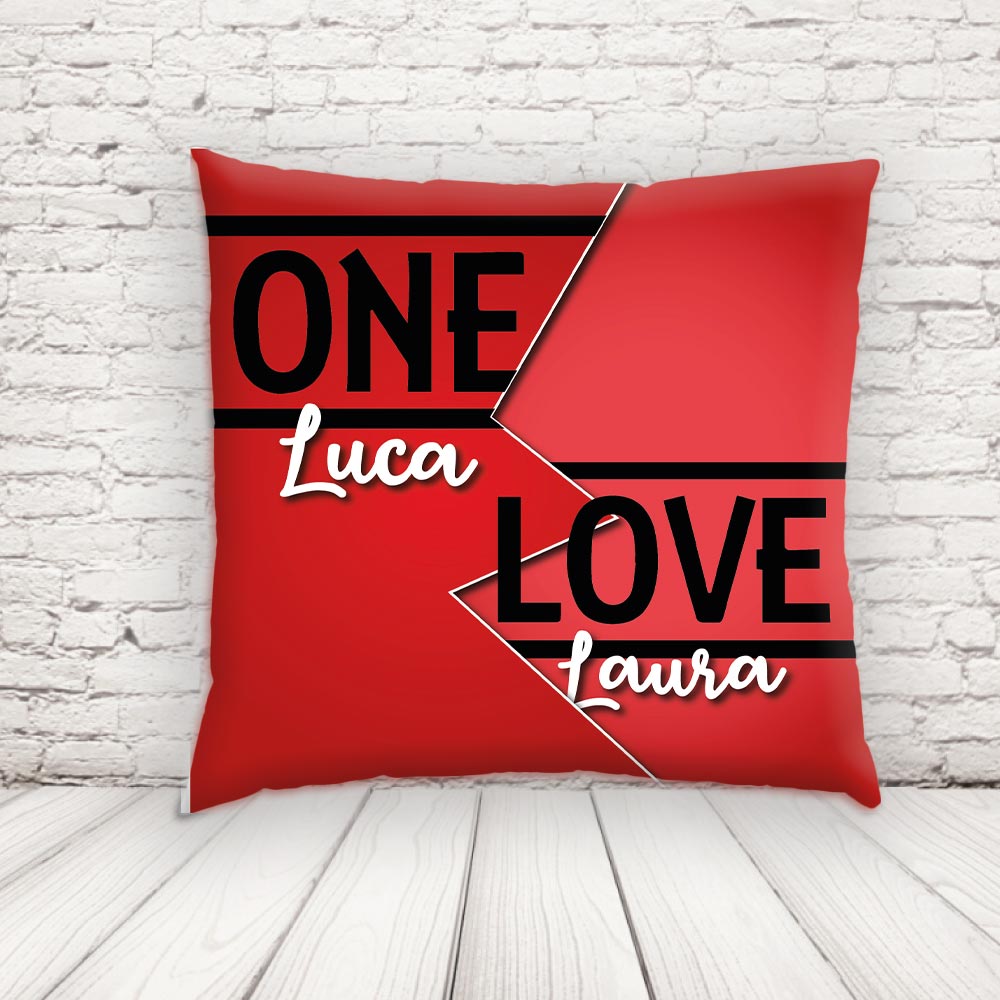 CUSCINO FORMA QUADRATO ONE LOVE
