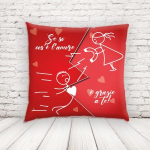 CUSCINO QUADRATO AMORE MAGNETE