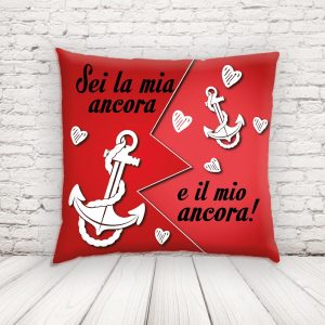 CUSCINO QUADRATO AMORE ANCORA