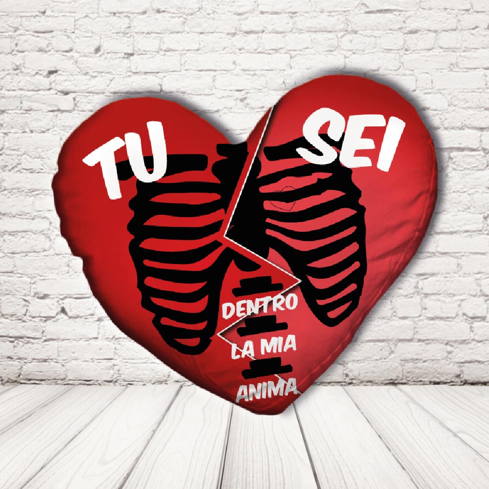 LA MIA ANIMA CUSCINO CUORE