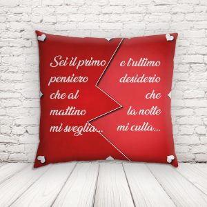 IL PRIMO PENSIERO CUSCINO QUADRATO