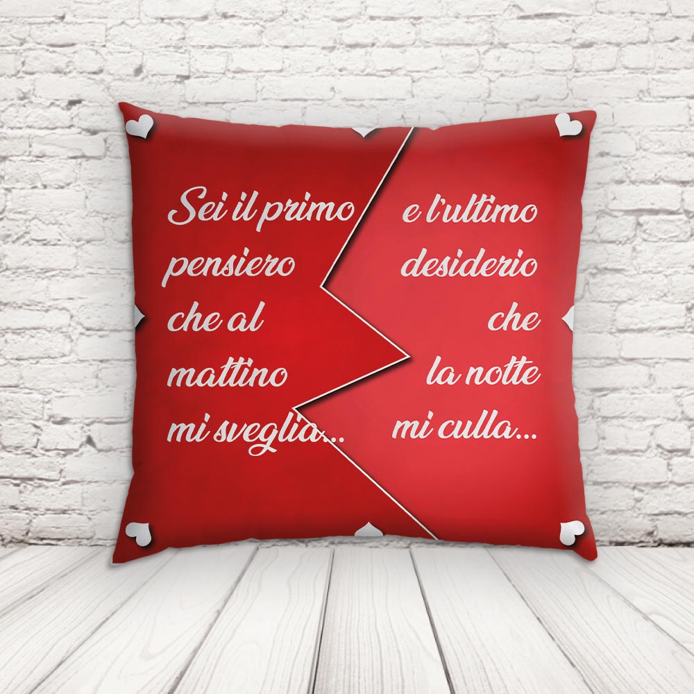 IL PRIMO PENSIERO CUSCINO QUADRATO