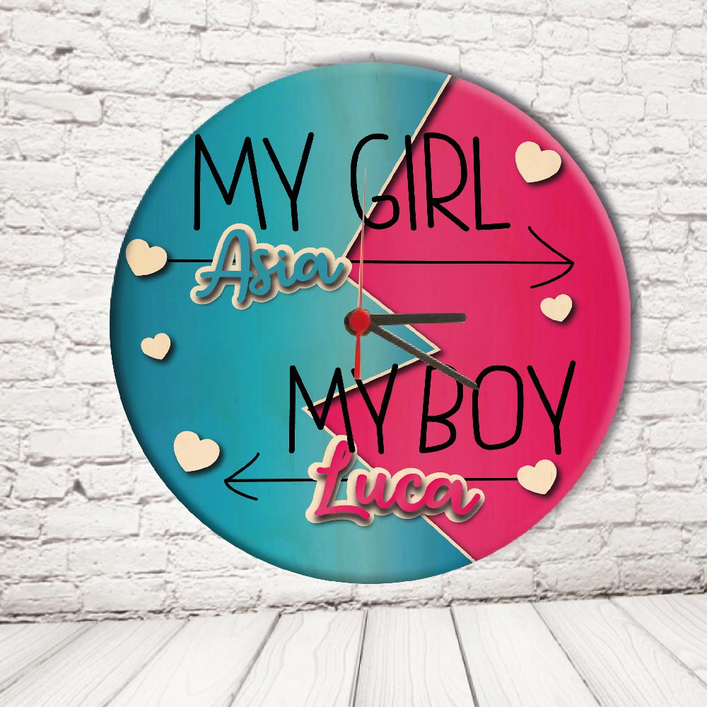 OROLOGIO CERCHIO ''MY GIRL/BOY''
