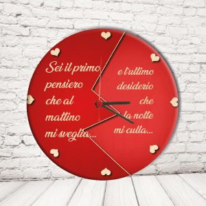 OROLOGIO CERCHIO ''PRIMO PENSIERO''