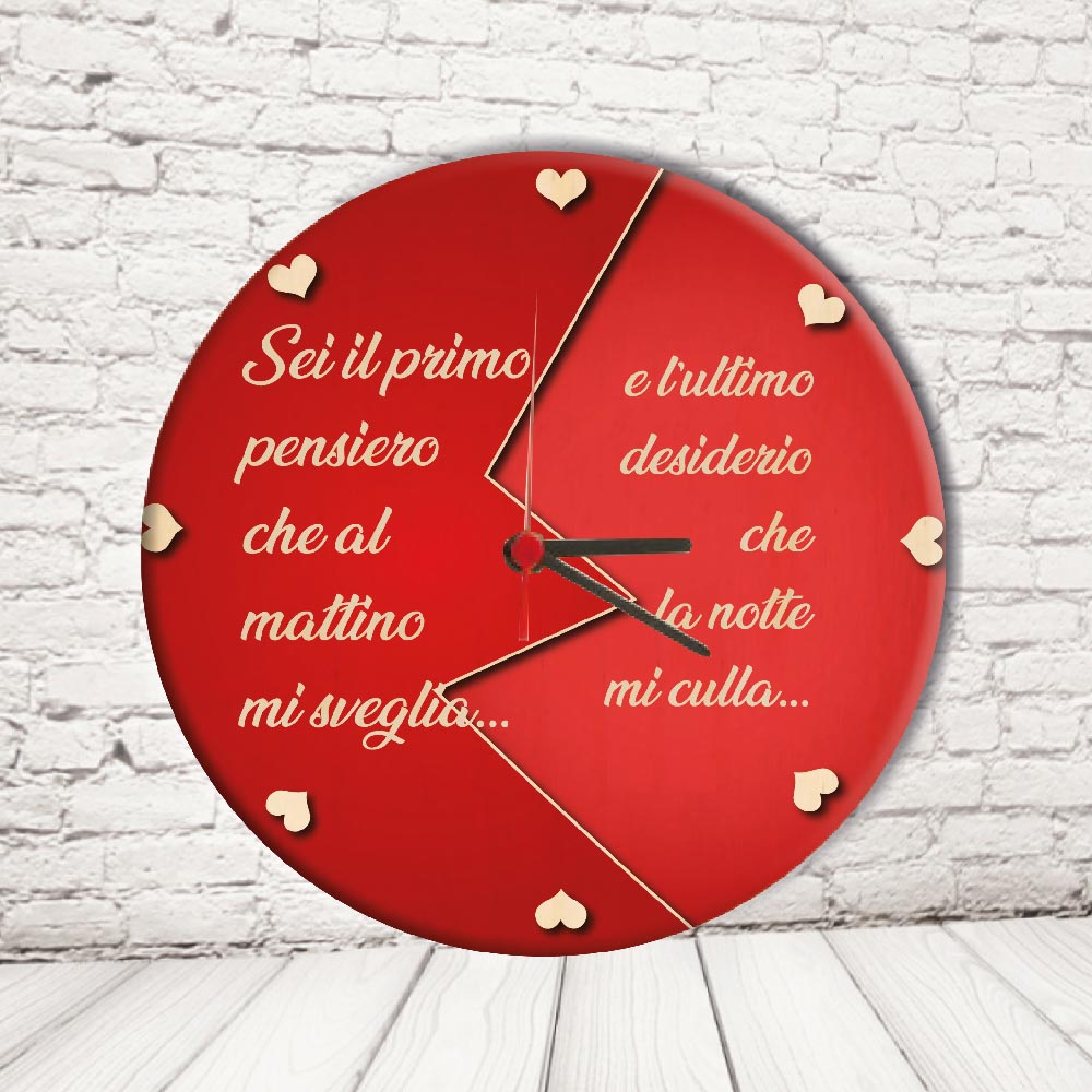 OROLOGIO CERCHIO ''PRIMO PENSIERO''