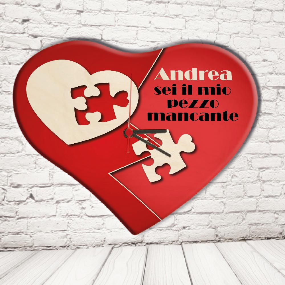 OROLOGIO CUORE ''PEZZO MANCANTE''