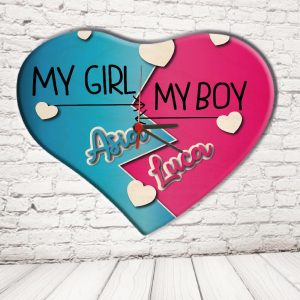 OROLOGIO CUORE ''MY GIRL/BOY''