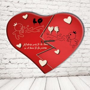 OROLOGIO CUORE ''LOVE PALLONCINI''
