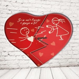 OROLOGIO CUORE ''AMORE MAGNETE''