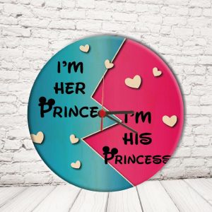 OROLOGIO CERCHIO ''PRINCE AND PRINCESS DISNEY''