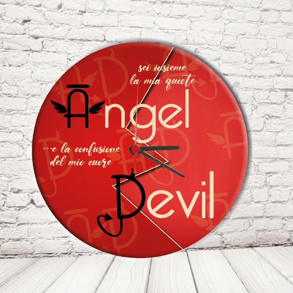 OROLOGIO CERCHIO ''ANGEL & DEVIL''