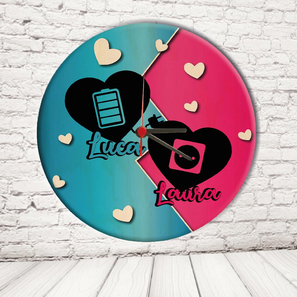 OROLOGIO CERCHIO ''AMORE RICARICA''