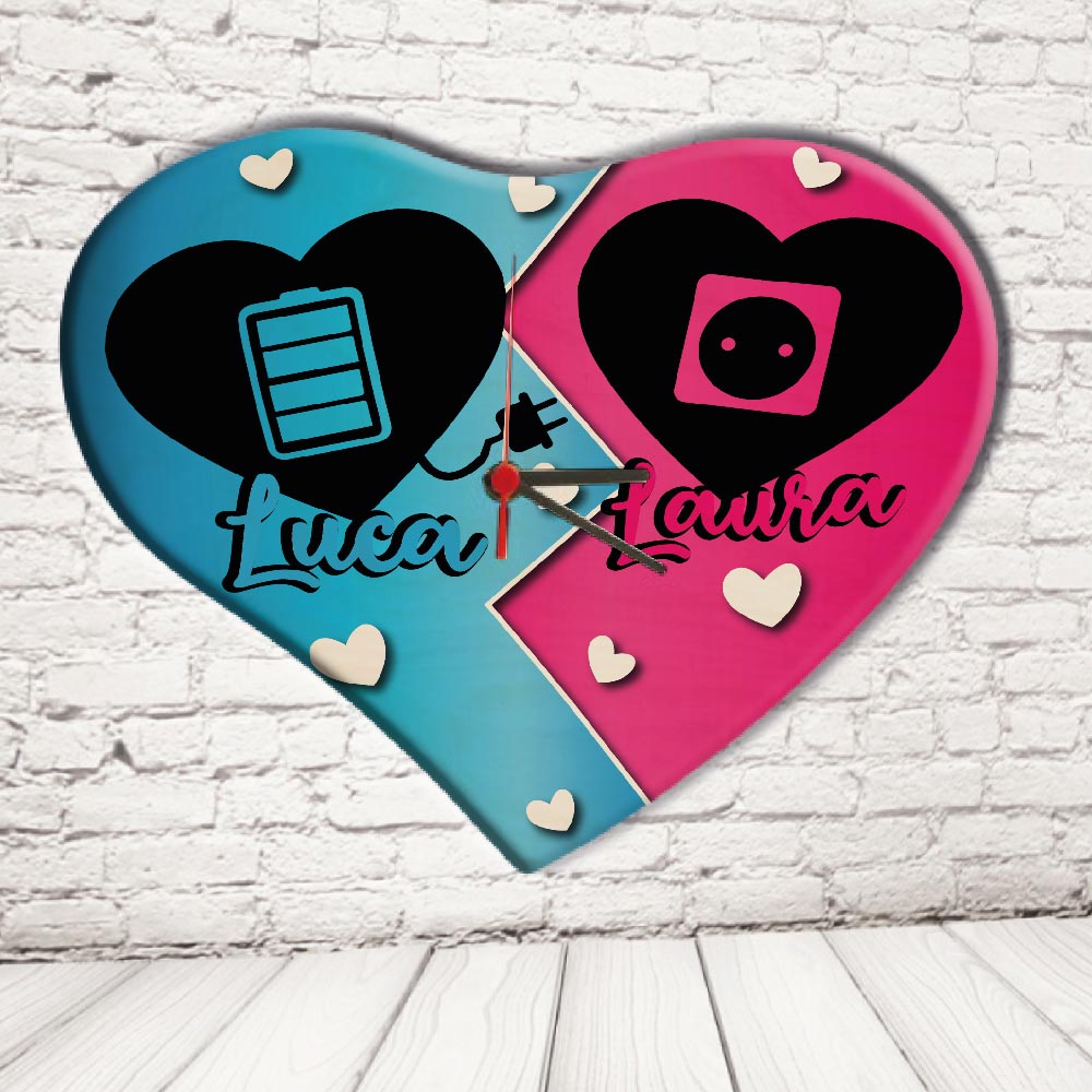 OROLOGIO CUORE ''AMORE RICARICA''