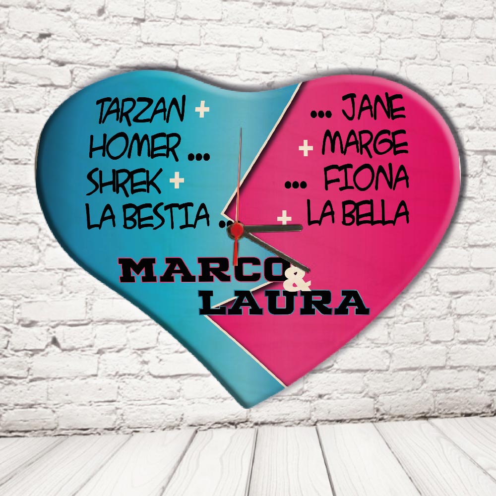 OROLOGIO CUORE ''LOVE NAME LIST'