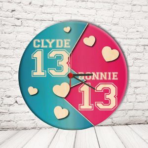 OROLOGIO CERCHIO ''BONNIE AND CLYDE''