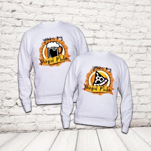 COPPIA FELPE ''PERFECT MATCH'' BIANCHE