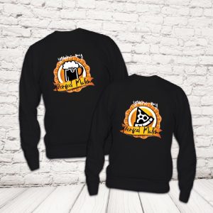 COPPIA FELPE ''PERFECT MATCH'' NERE