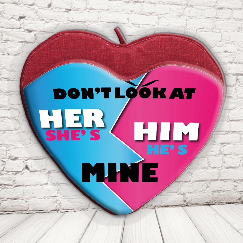 CUSCINO PORTA OGGETTI ''DONT LOOK''