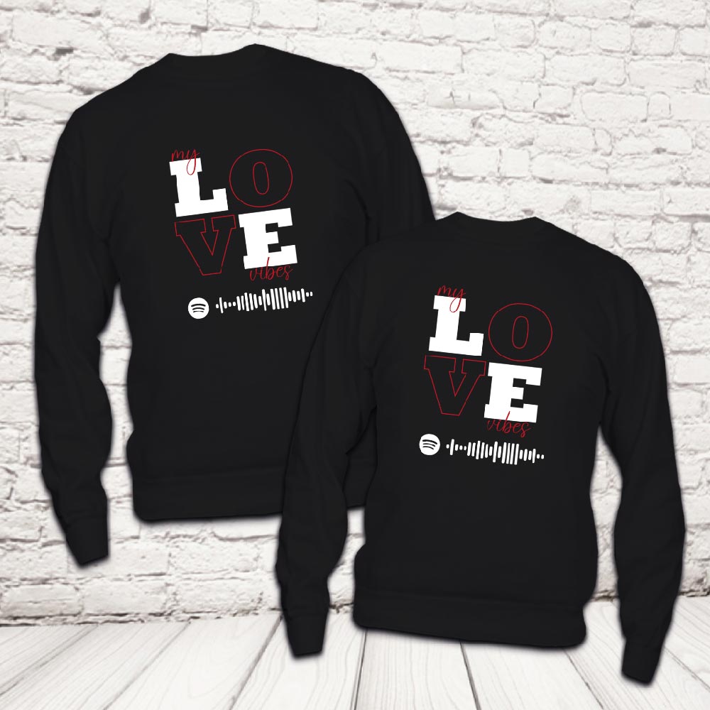 COPPIA FELPE ''spotify'' nere