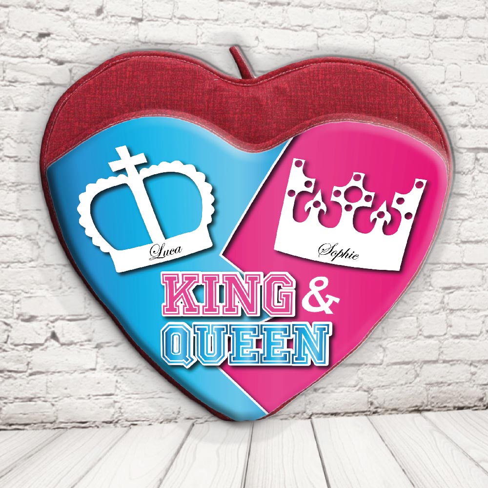 CUSCINO PORTA OGGETTI ''KINGS AND QUEENS''