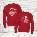 COPPIA FELPE ''ALWAYS MINE'' ROSSE