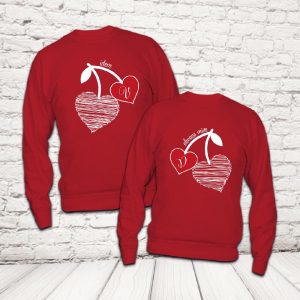 COPPIA FELPE ''ALWAYS MINE'' ROSSE