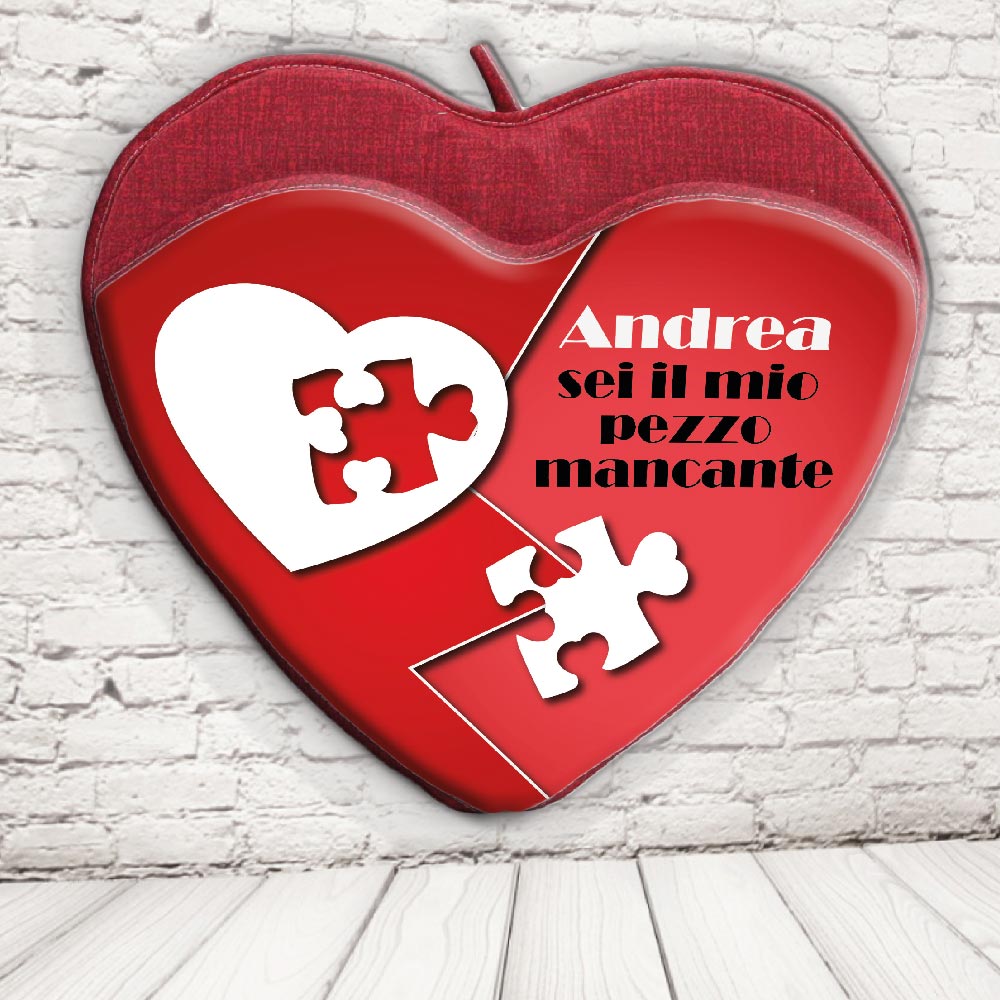 CUSCINO PORTA OGGETTI ''pezzo mancante''