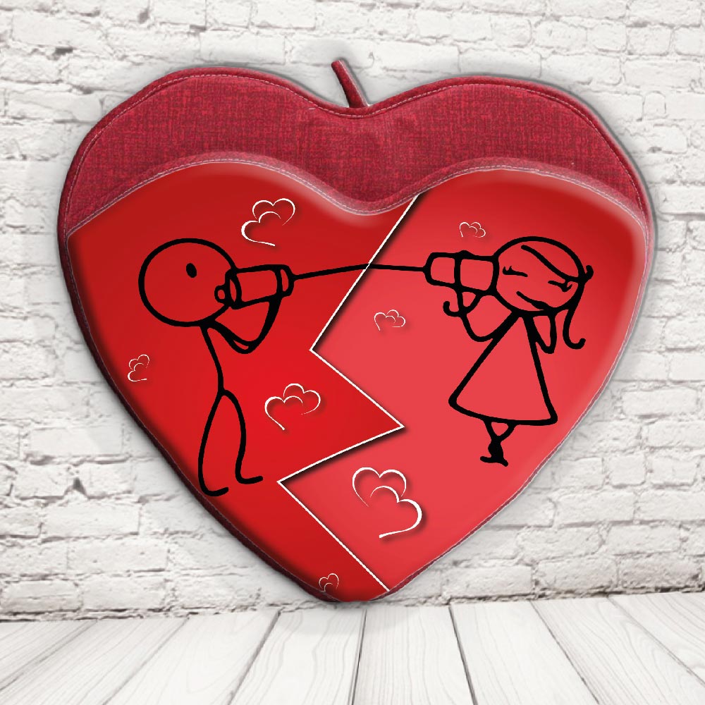 CUSCINO PORTA OGGETTI 'COMUNICAZIONE A DISTANZA''