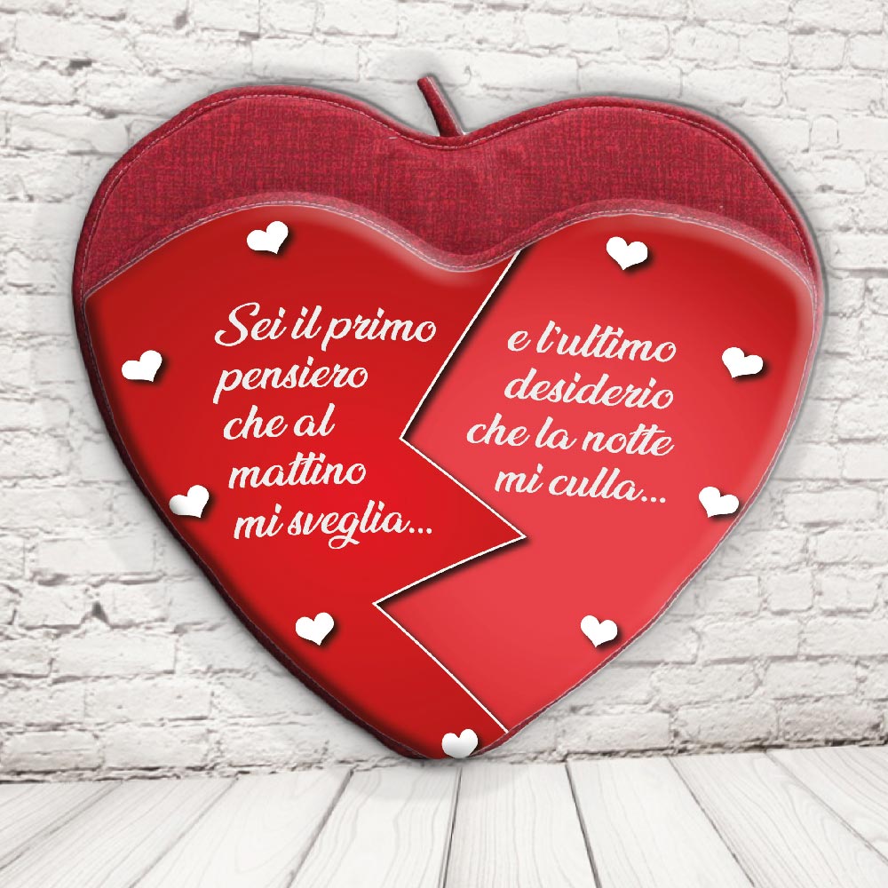 CUSCINO PORTA OGGETTI 'primo pensiero''