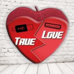 CUSCINO PORTA OGGETTI ''true love''