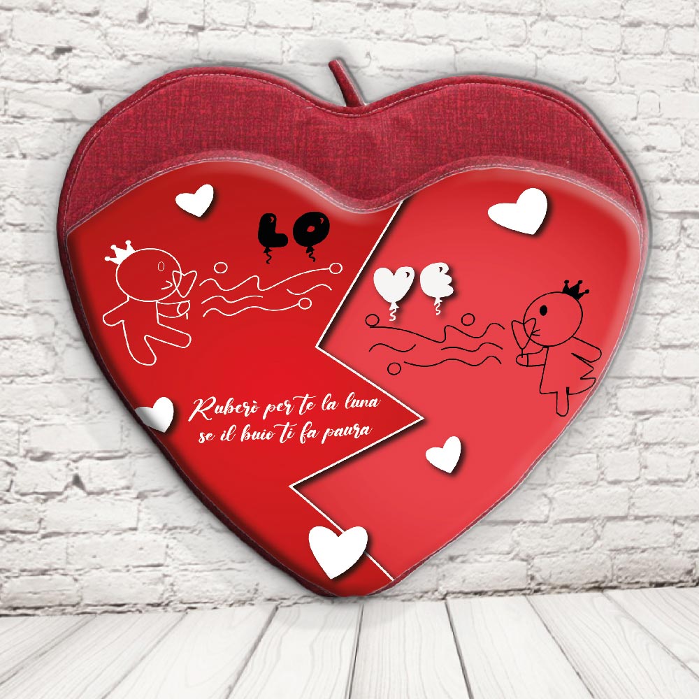 CUSCINO PORTA OGGETTI ''LOVE palloncino''
