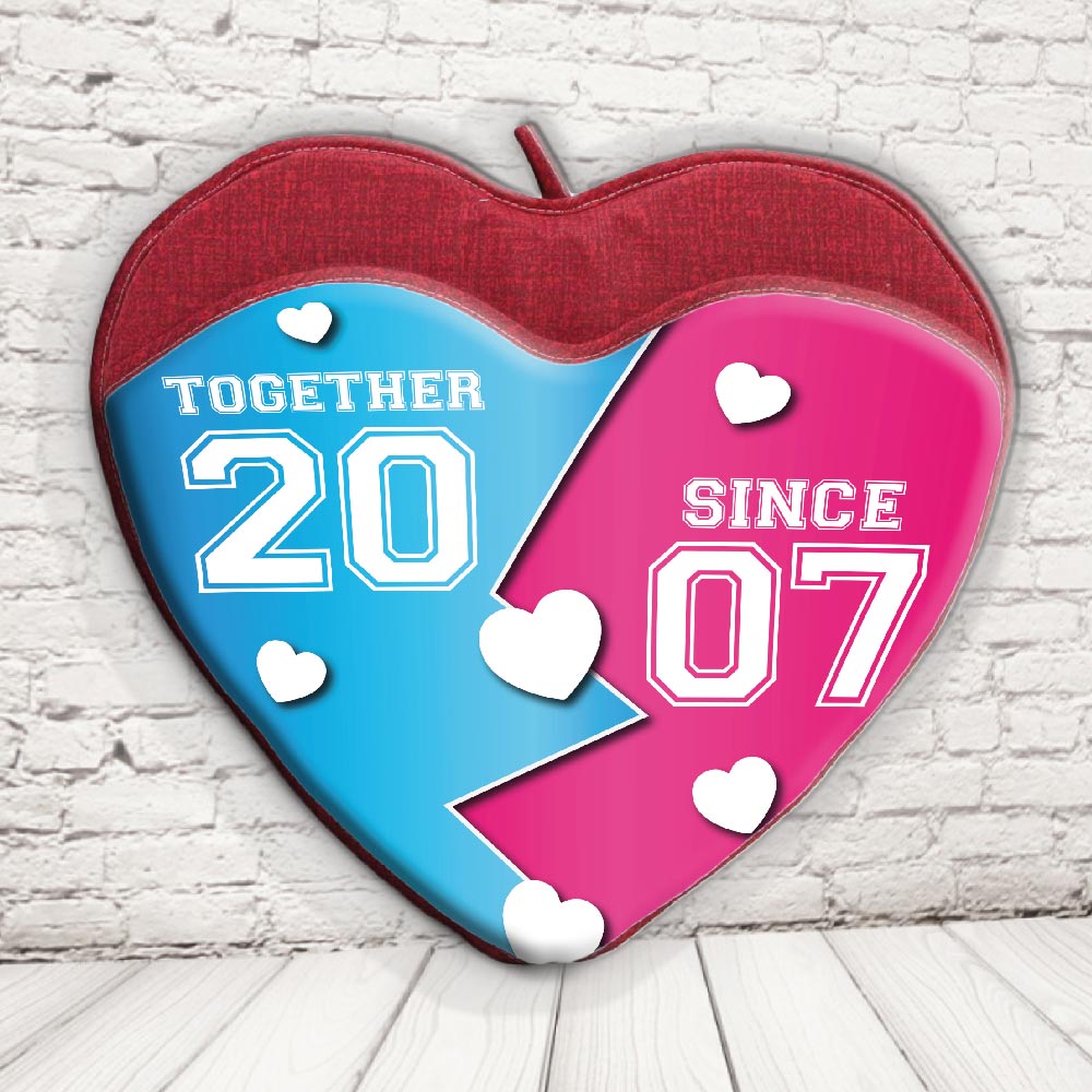 CUSCINO PORTA OGGETTI ''TOGETHER SINCE''