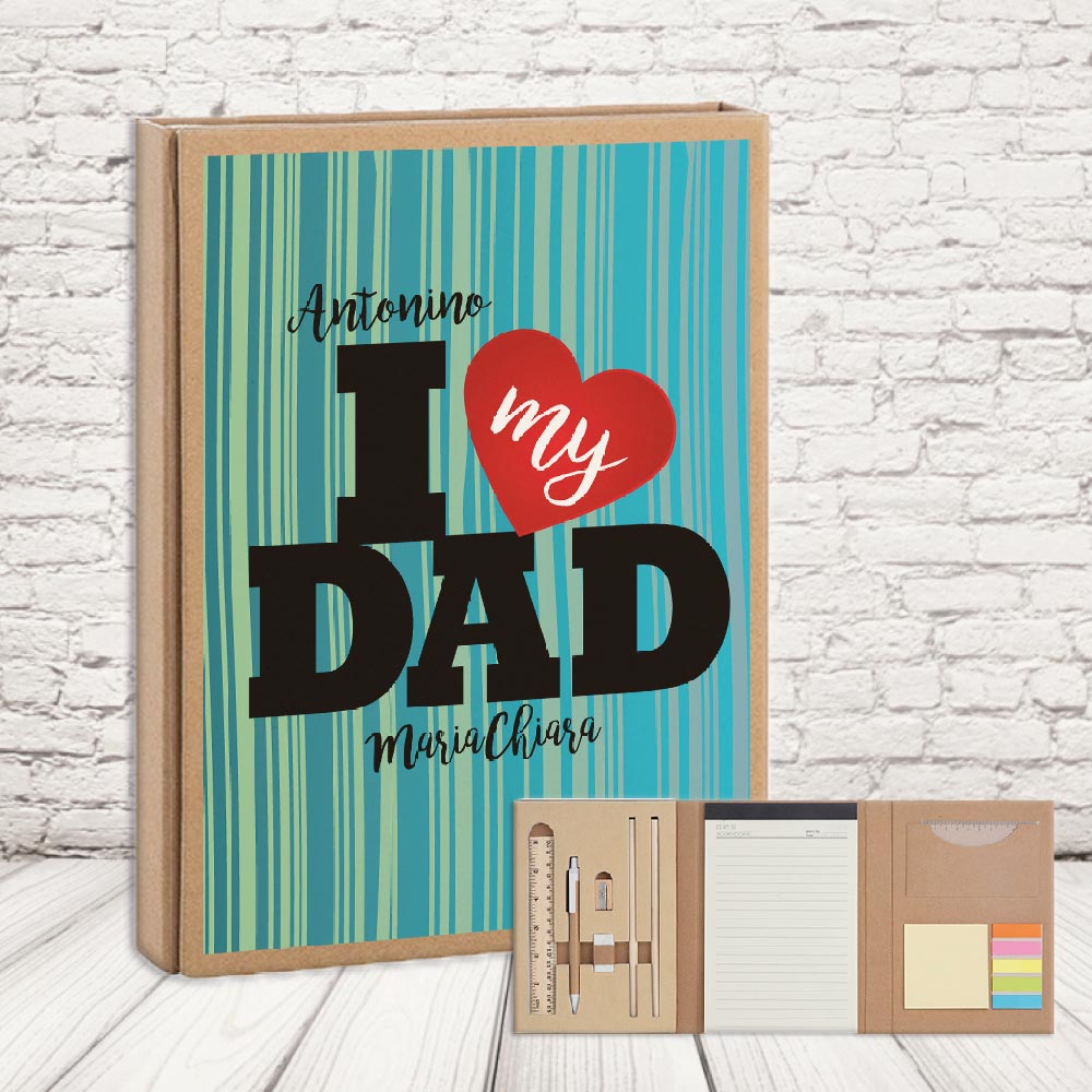 SET ECRU ''I LOVE MY DAD''