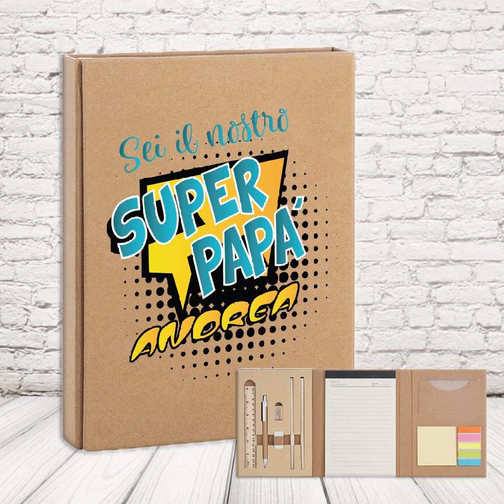 SET ECRU ''COMICS DAD''