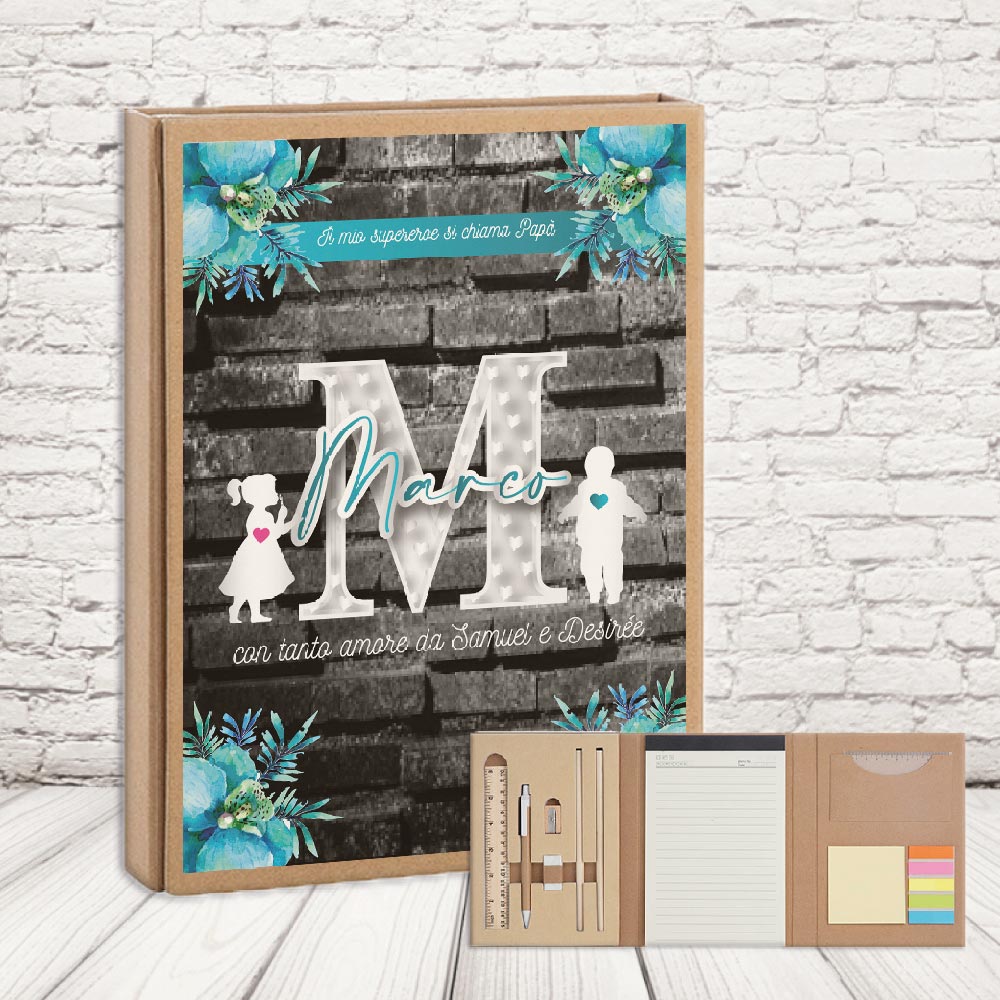 SET ECRU ''DAD LETTER''