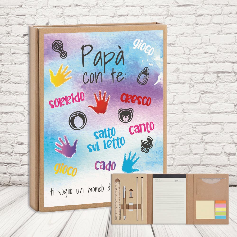 SET ECRU ''CON TE CRESCO''