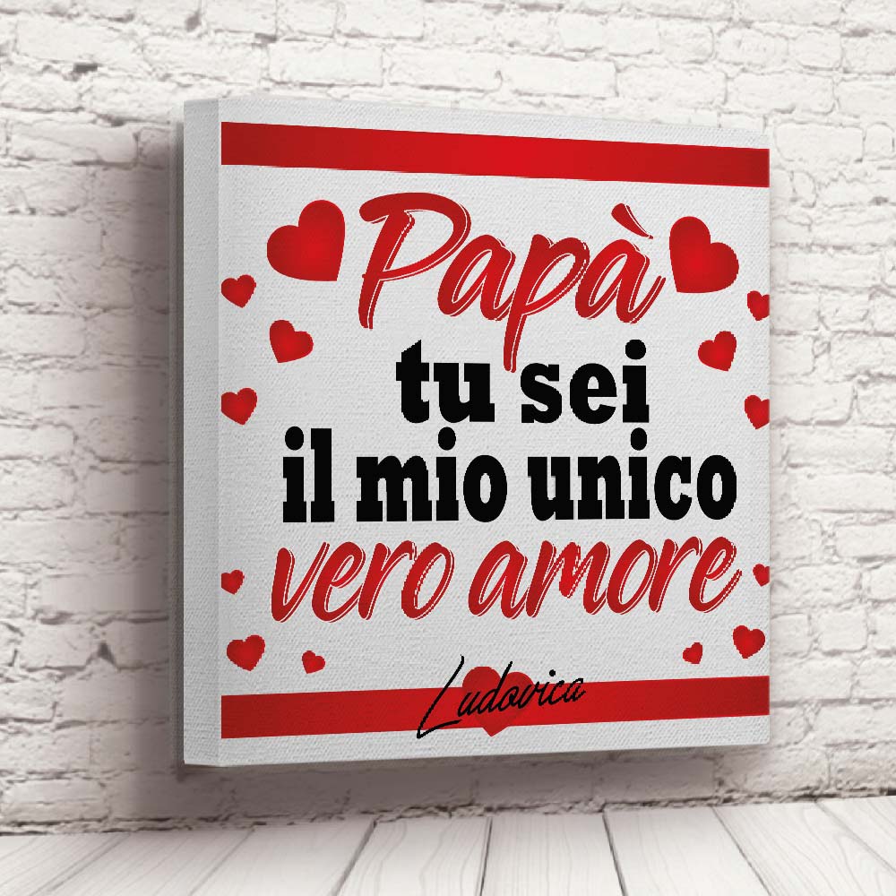 TELA ''UNICO VERO AMORE''