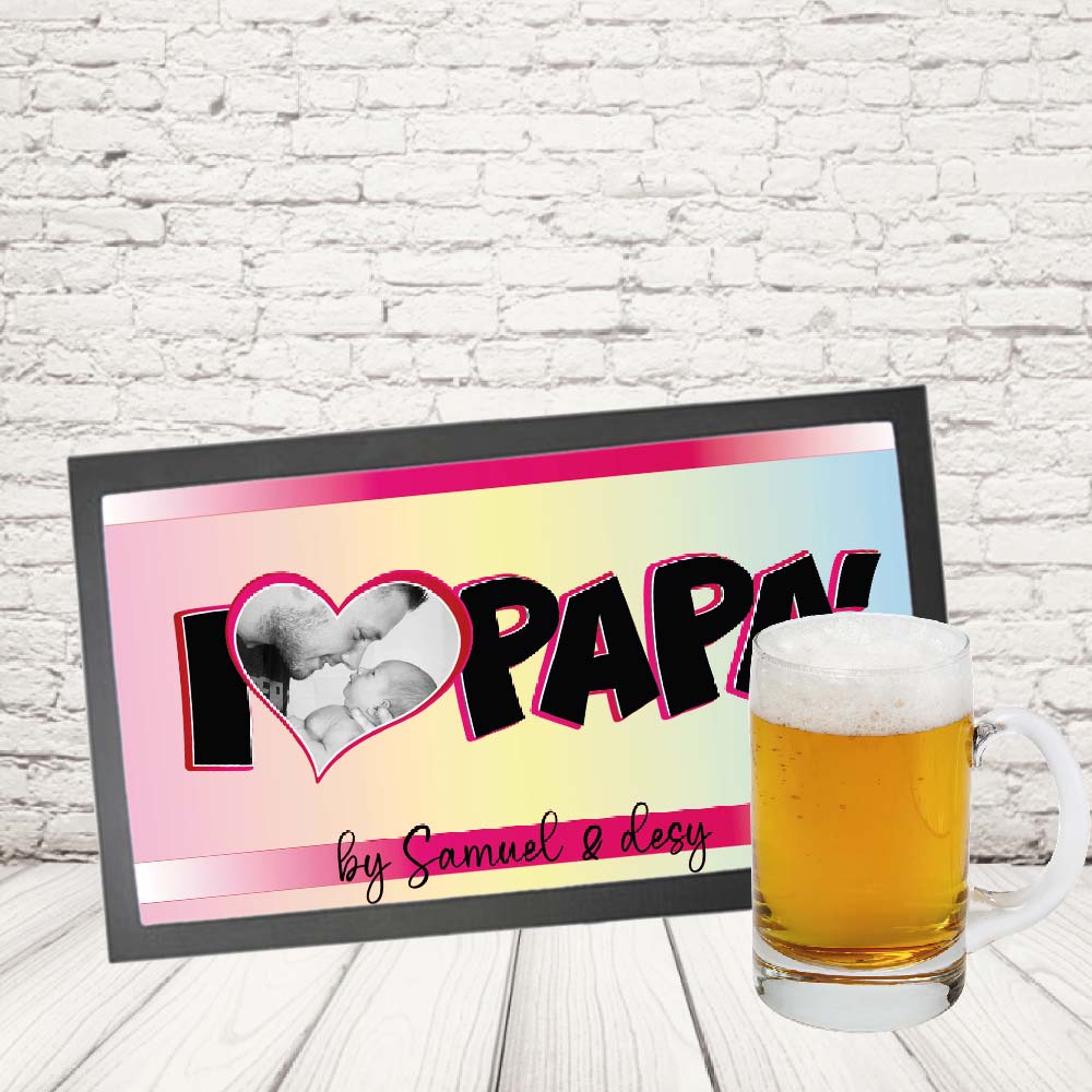 TAPPETINO BAR ''LOVE DAD FOTO''