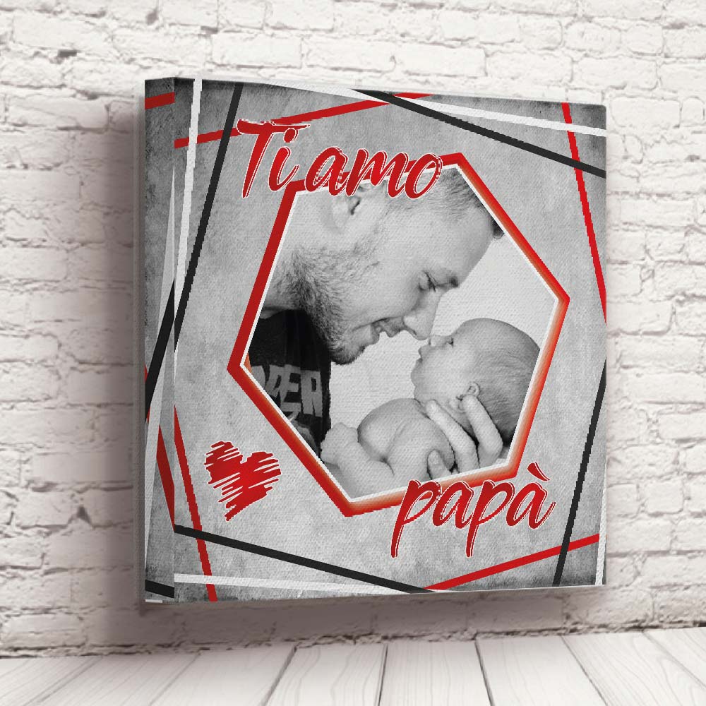 TELA ''DAD CORNICE ROSSA''