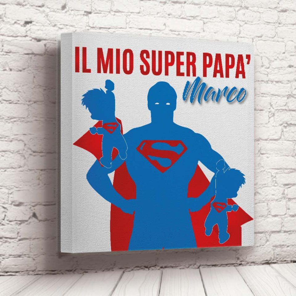 TELA ''DAD SUPER EROE''