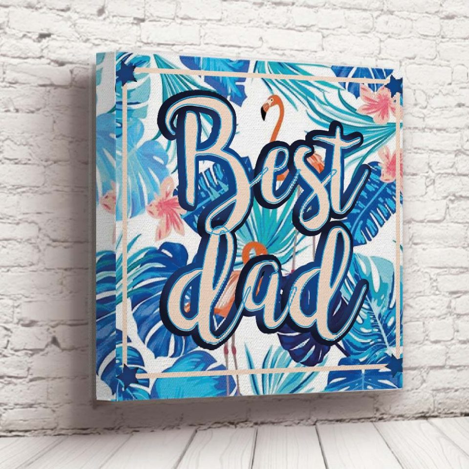 TELA ''BEST DAD BLU''