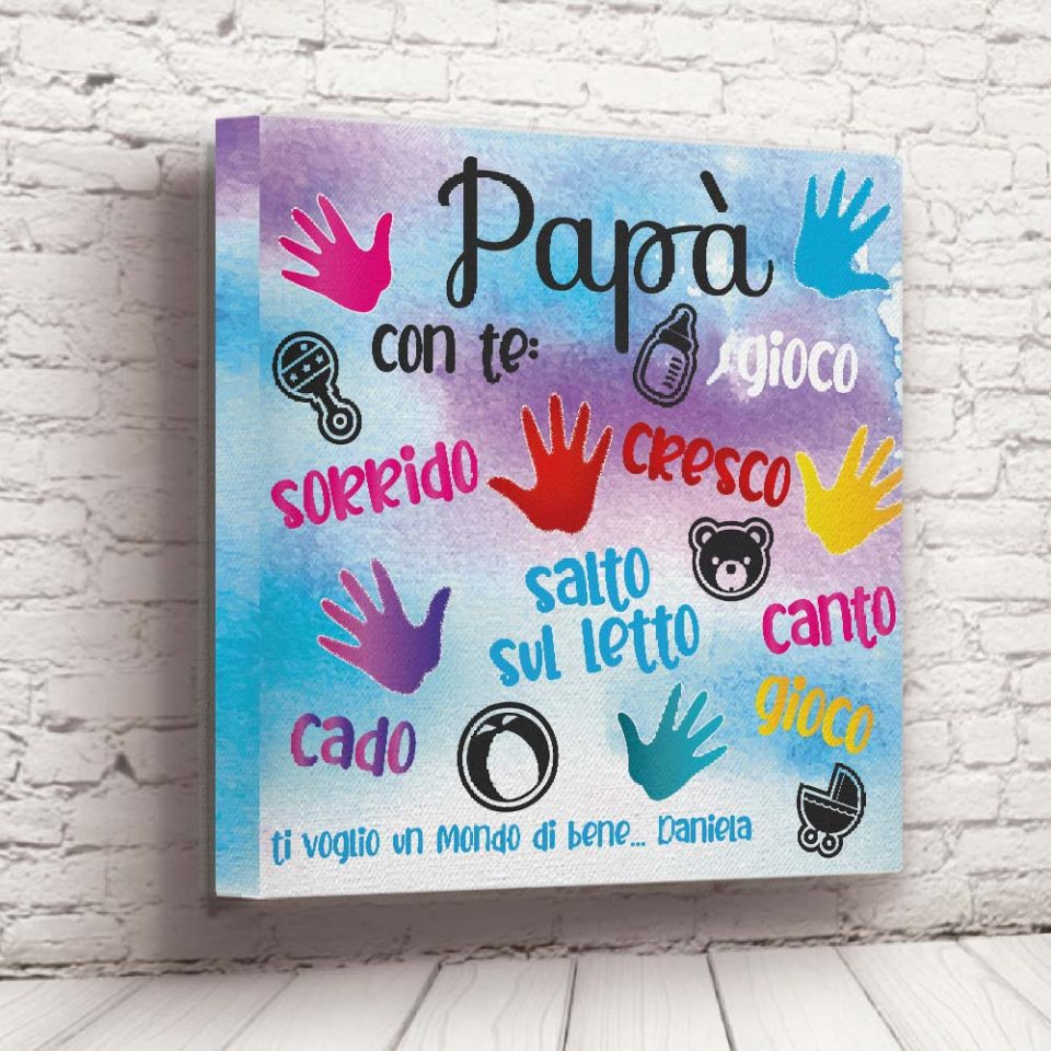 TELA ''CON TE CRESCO''